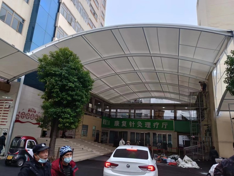 2026临海市推拉棚膜结构一体化厂家，厂区、园区停车棚工程承接-1